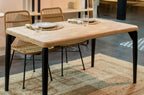 Mesa Comedor Fija Moon 140x80 cm Nordish / Negro - imagen 4