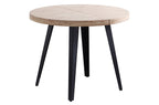 Mesa Comedor Redonda Extensible Berg 100 - 140 - 180 cm Roble