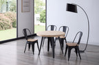 Mesa Comedor Redonda Extensible Berg 100 - 140 - 180 cm Roble - imagen 2
