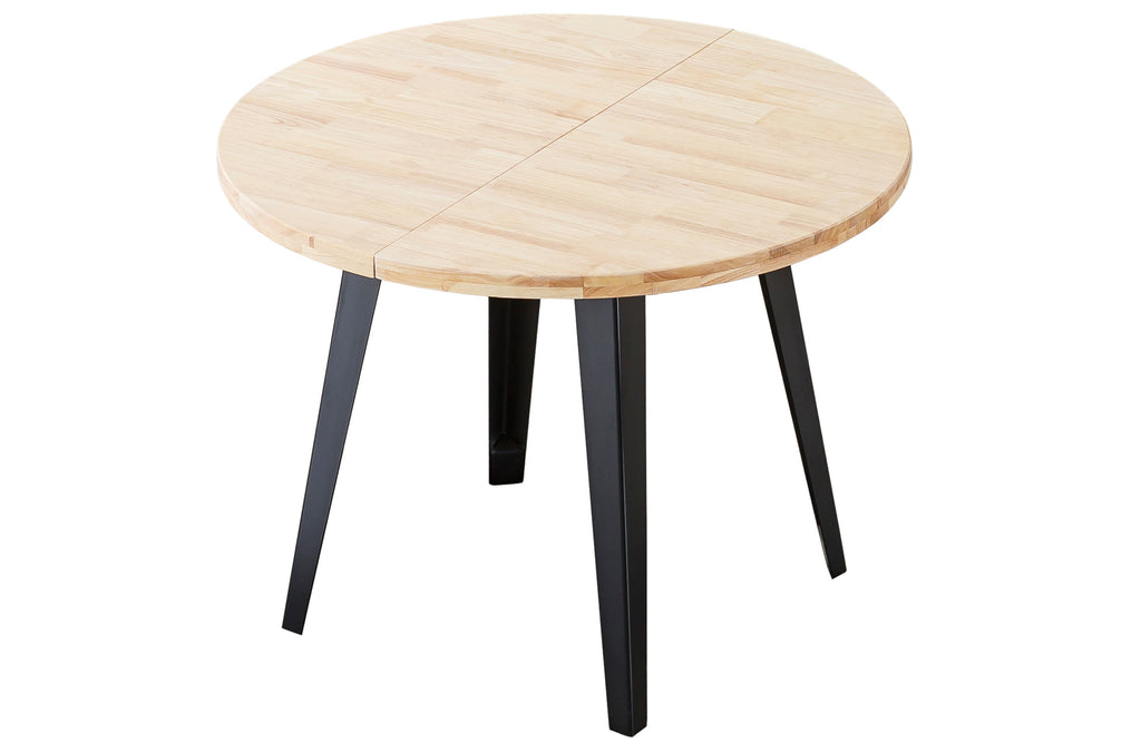 Mesa Comedor Redonda Extensible Berg-E 100-140-180 cm Roble Nordish
