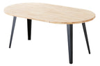 Mesa Comedor Redonda Extensible Berg-E 100-140-180 cm Roble Nordish