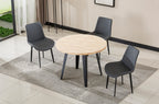 Mesa Comedor Redonda Extensible Berg-E 100-140-180 cm Roble Nordish