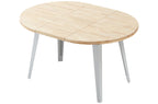 Mesa Comedor Redonda Extensible Berg-E 100-140-180 cm Roble Nordish