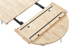 Mesa Comedor Redonda Extensible Berg-E 100-140-180 cm Roble Nordish