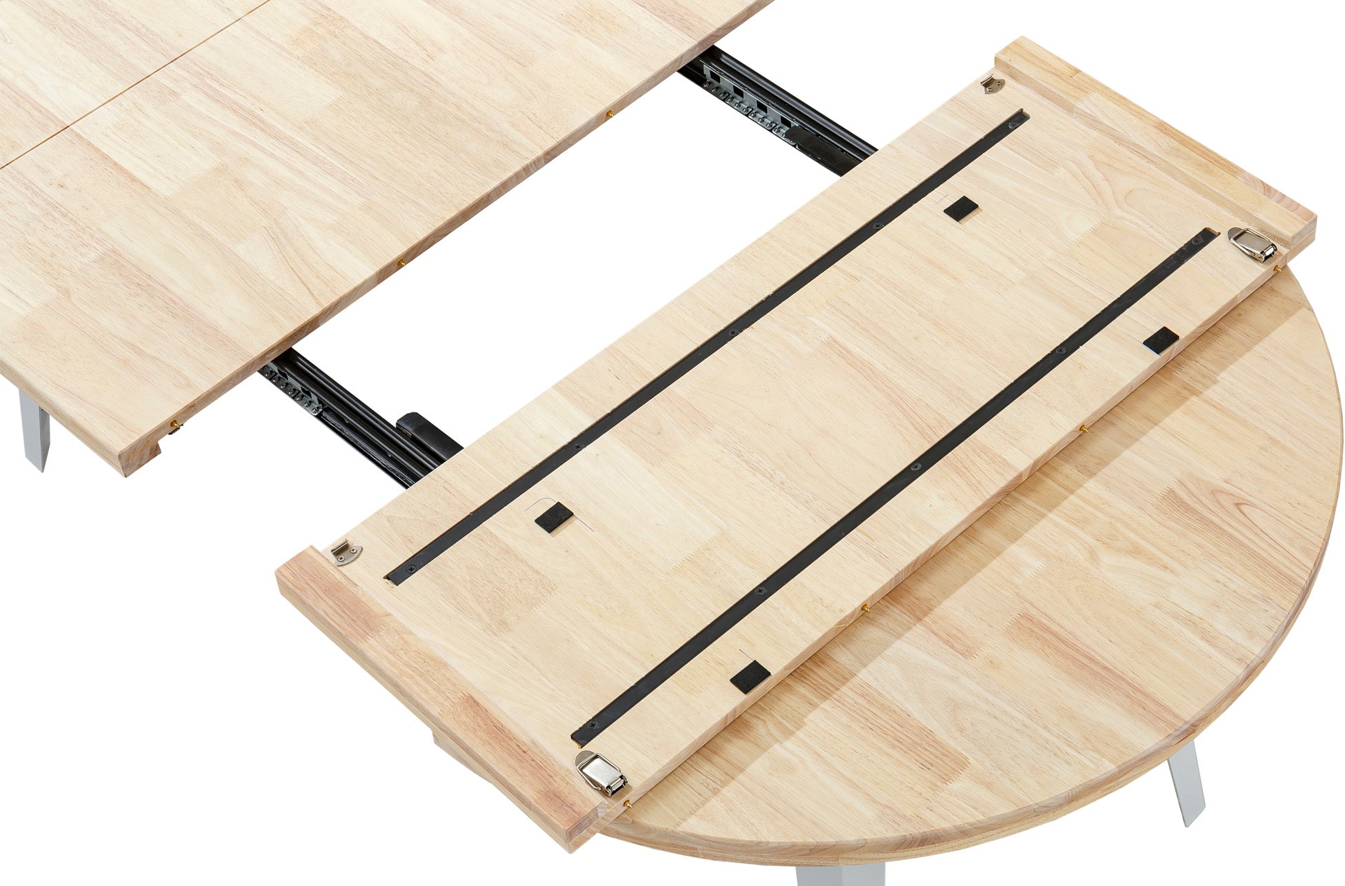 Mesa Comedor Redonda Extensible Berg-E 100-140-180 cm Roble Nordish