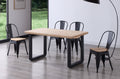 Mesa Comedor Extensible Roma 140 - 180 - 220x80 cm Roble - imagen 2