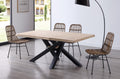 Mesa Comedor Fija Xena 180x100 cm Roble Tapa con Forma - imagen 2