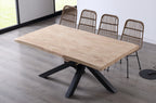 Mesa Comedor Fija Xena 180x100 cm Roble Tapa con Forma - imagen 3