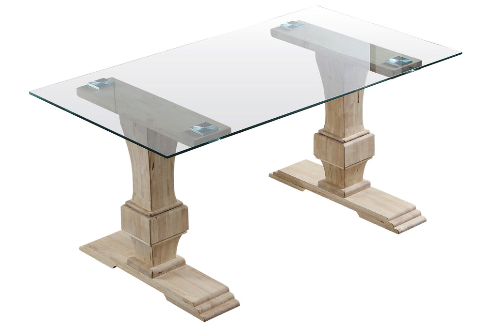 Mesa Comedor Versalles 160x90 cm Cristal / Nordish