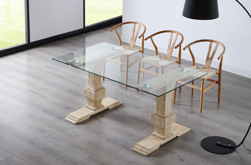 Mesa Comedor Versalles 160x90 cm Cristal / Nordish - imagen 3