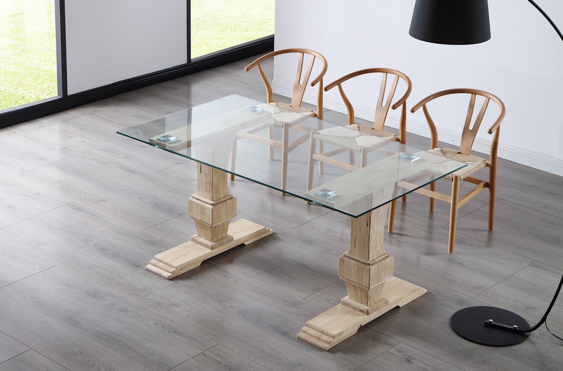 Mesa Comedor Versalles 160x90 cm Cristal / Nordish - imagen 3