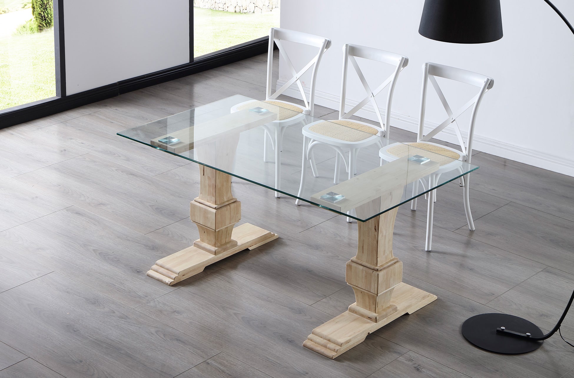 Mesa Comedor Versalles 160x90 cm Cristal / Nordish - imagen 4