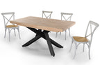 Mesa Comedor Extensible Xena 160 - 200 - 240x90 cm Roble - imagen 4