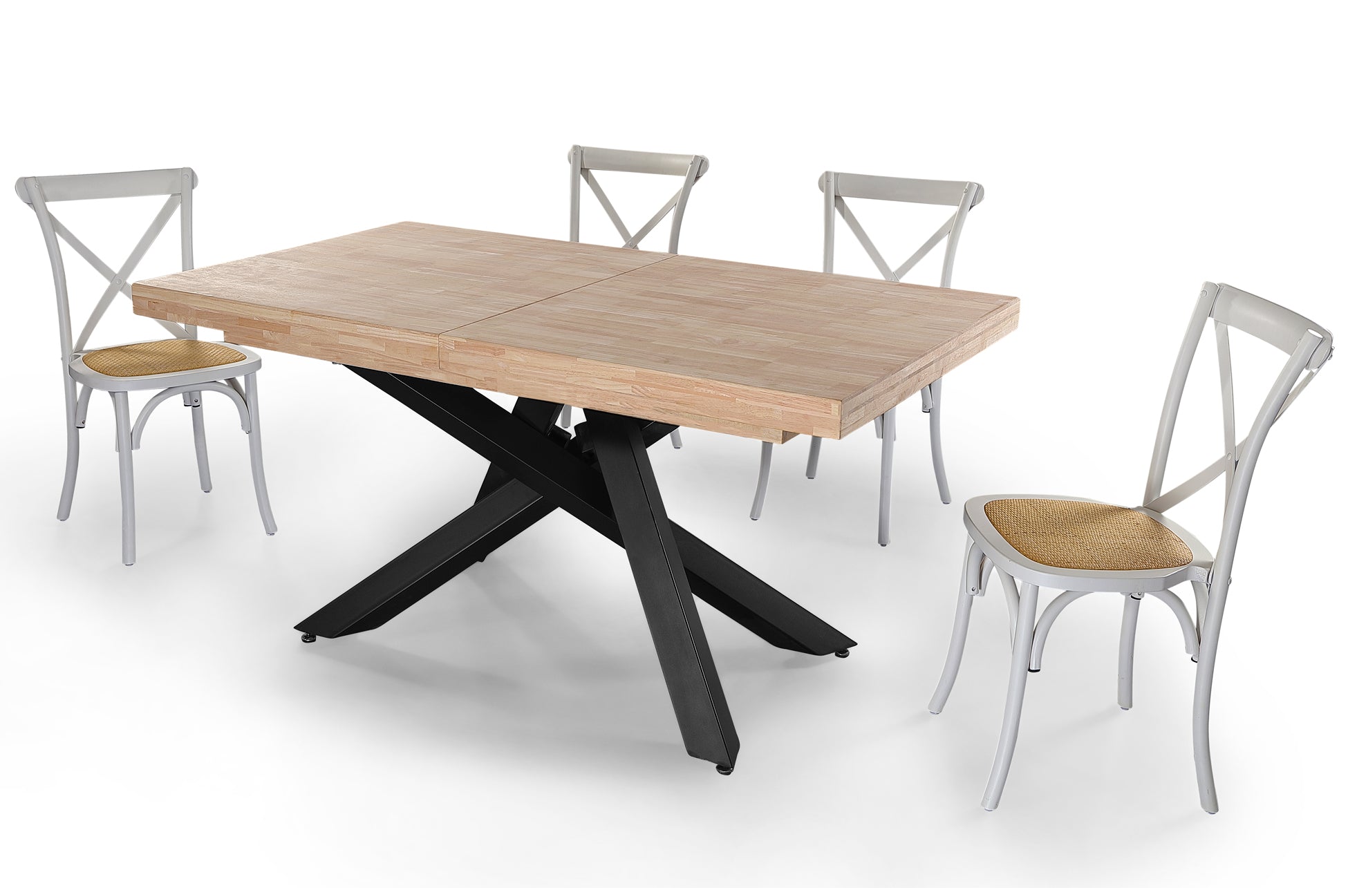 Mesa Comedor Extensible Xena 160 - 200 - 240x90 cm Roble - imagen 4