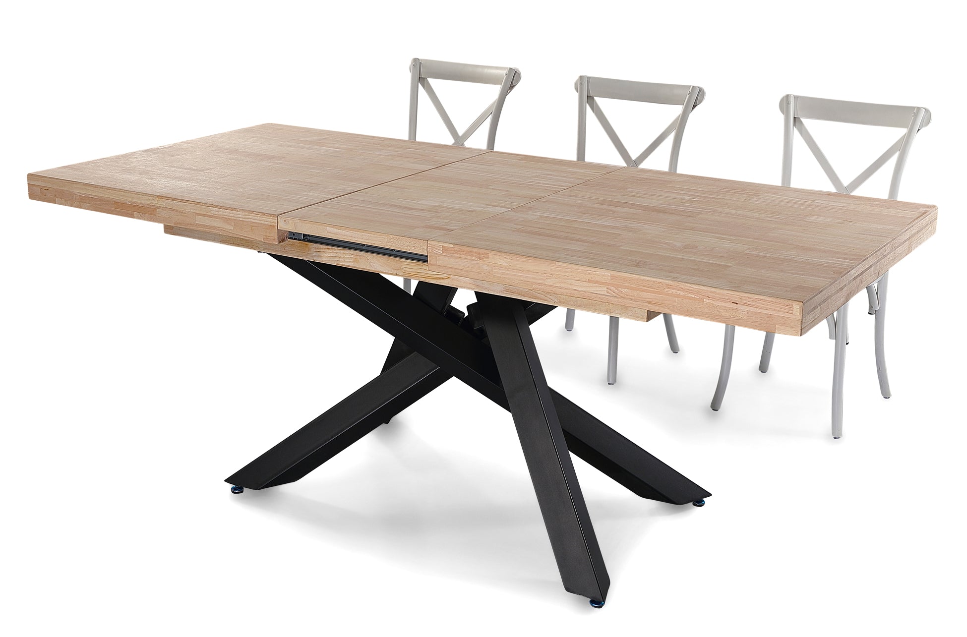 Mesa Comedor Extensible Xena 160 - 200 - 240x90 cm Roble - imagen 5