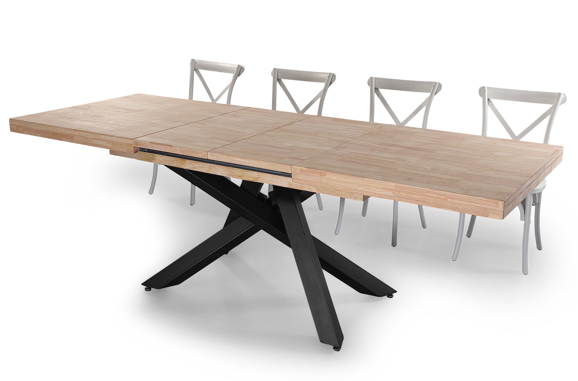 Mesa Comedor Extensible Xena 160 - 200 - 240x90 cm Roble - imagen 6