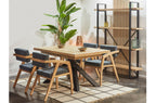 Mesa Comedor Extensible Xena 160 - 200 - 240x90 cm Roble