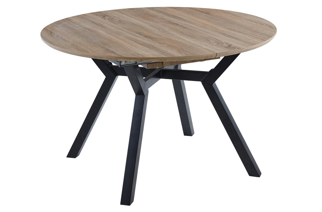 Mesa Comedor Redonda Extensible Delta 120 - 160 cm Oak