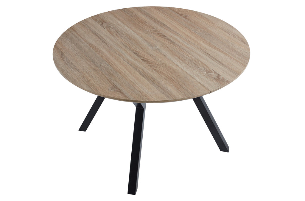 Mesa Comedor Redonda Extensible Delta 120 - 160 cm Oak - imagen 3