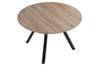 Mesa Comedor Redonda Extensible Delta 120 - 160 cm Oak - imagen 3