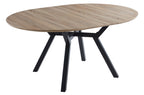 Mesa Comedor Redonda Extensible Delta 120 - 160 cm Oak - imagen 4