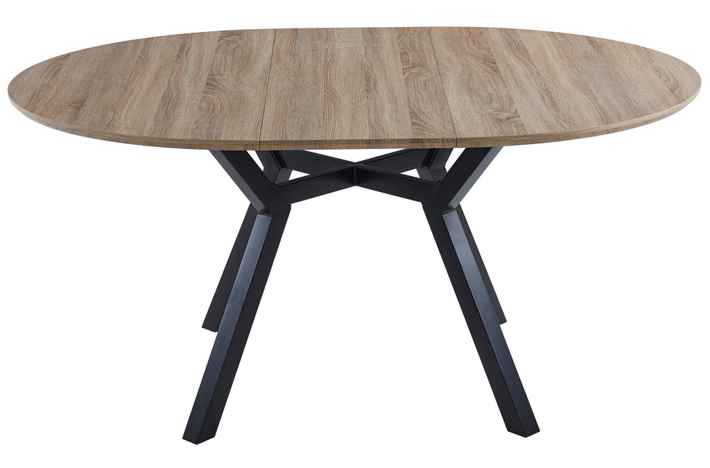 Mesa Comedor Redonda Extensible Delta 120 - 160 cm Oak - imagen 5
