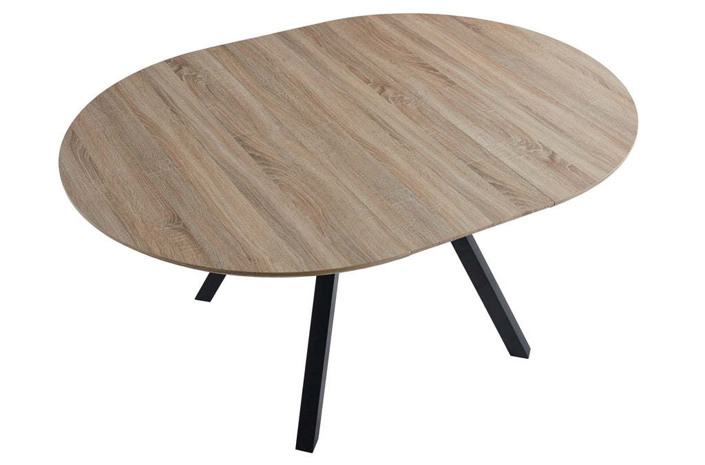 Mesa Comedor Redonda Extensible Delta 120 - 160 cm Oak - imagen 6