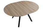 Mesa Comedor Redonda Extensible Delta 120 - 160 cm Oak - imagen 6
