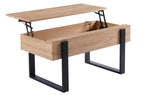 Mesa Centro Elevable 110x60 cm Industrial Oak / Negro - imagen 3