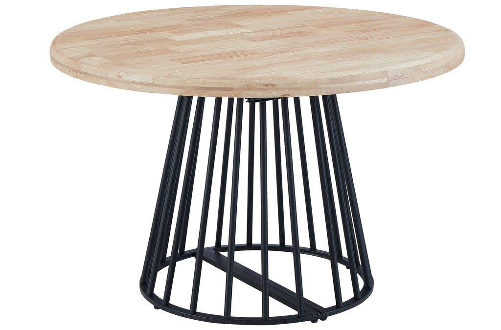 Mesa Comedor Redonda Extensible 120 - 160 - 200 cm Brad Nordish