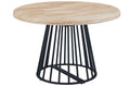 Mesa Comedor Redonda Extensible 120 - 160 - 200 cm Brad Nordish