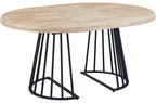 Mesa Comedor Redonda Extensible 120 - 160 - 200 cm Brad Nordish - imagen 2