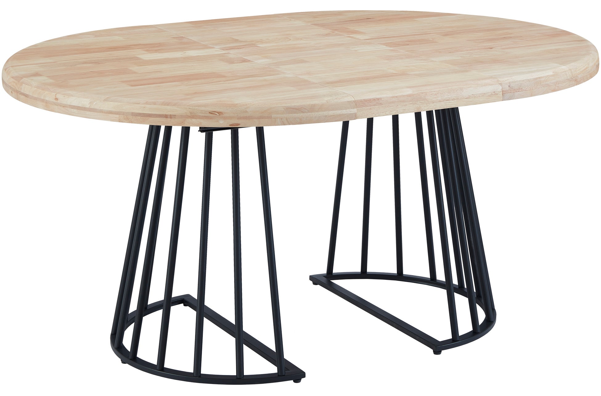 Mesa Comedor Redonda Extensible 120 - 160 - 200 cm Brad Nordish - imagen 2