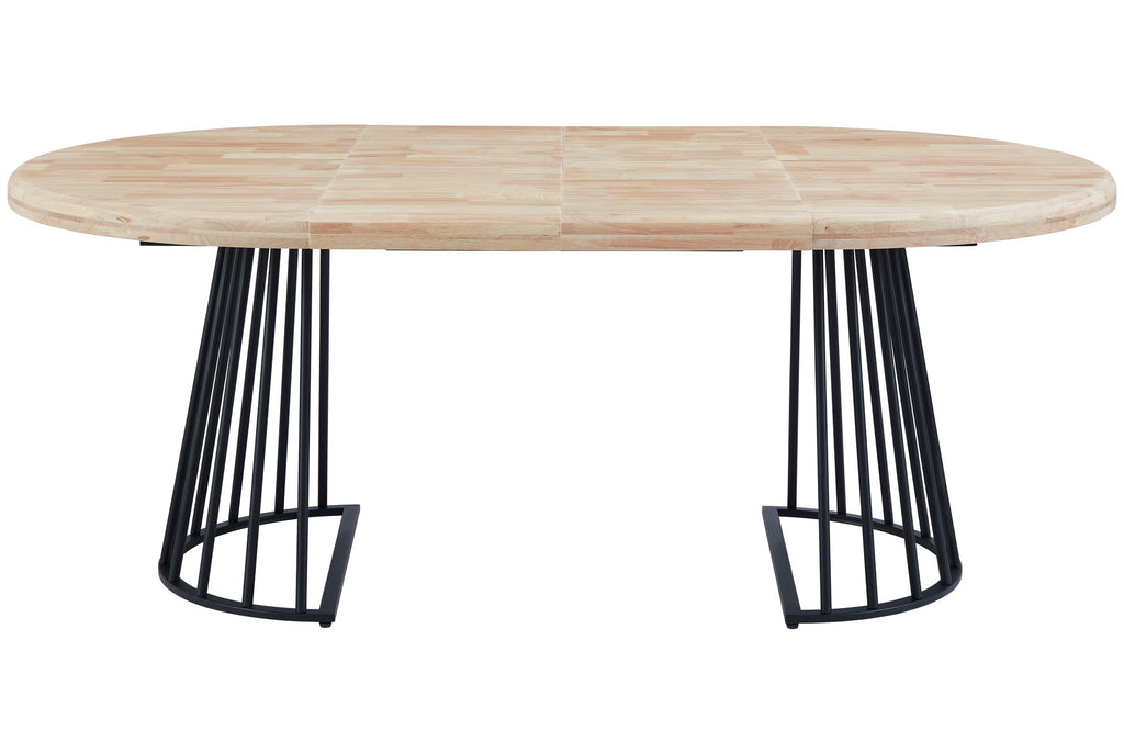Mesa Comedor Redonda Extensible 120 - 160 - 200 cm Brad Nordish - imagen 4