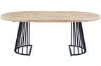 Mesa Comedor Redonda Extensible 120 - 160 - 200 cm Brad Nordish - imagen 4