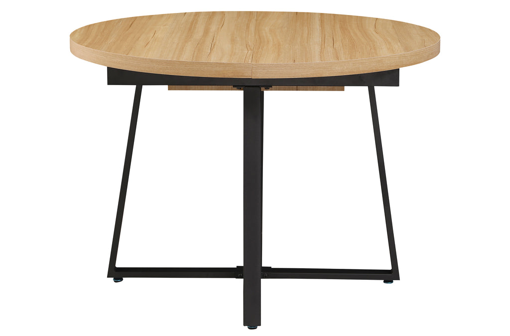 Mesa Comedor Redonda Extensible Sofia 110 - 160x110 cm Oak - imagen 2