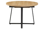 Mesa Comedor Redonda Extensible Sofia 110 - 160x110 cm Oak - imagen 2
