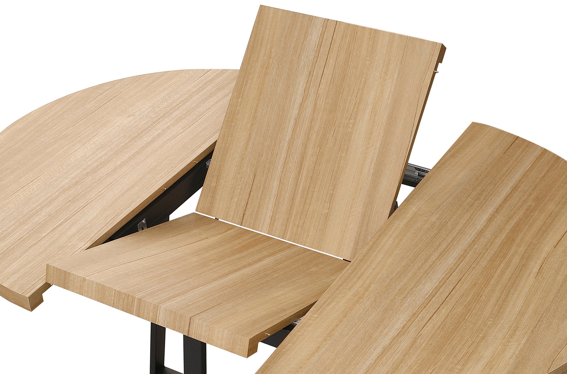 Mesa Comedor Redonda Extensible Sofia 110 - 160x110 cm Oak - imagen 4