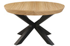 Mesa Comedor Redonda Extensible Bradley 130 - 180x130 cm Oak