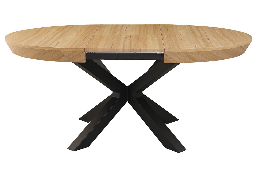 Mesa Comedor Redonda Extensible Bradley 130 - 180x130 cm Oak - imagen 3