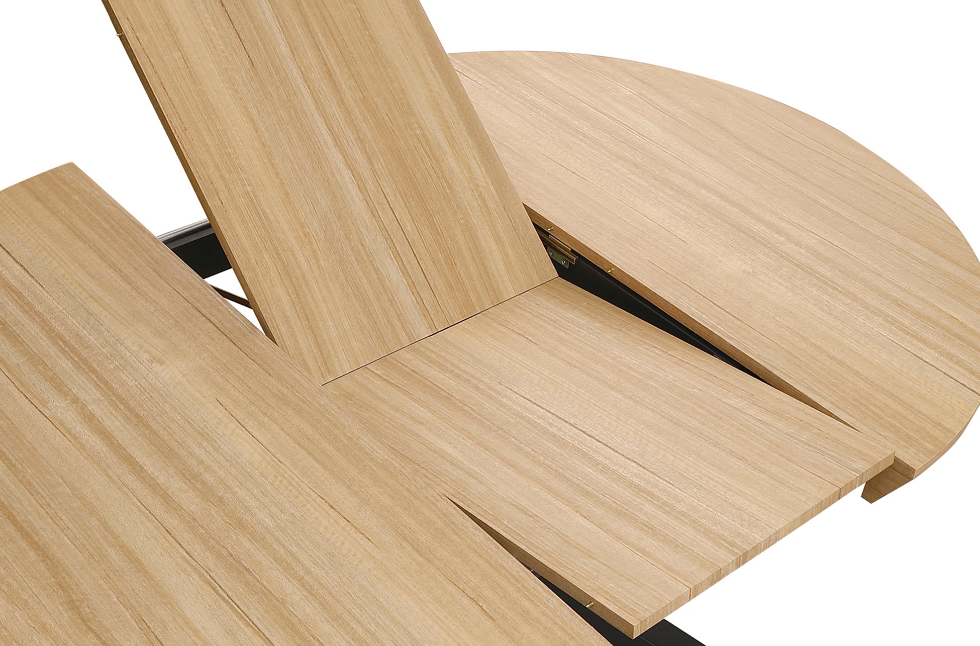 Mesa Comedor Redonda Extensible Bradley 130 - 180x130 cm Oak - imagen 4