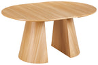 Mesa Comedor Redonda Extensible Damiano 120 - 160 - 200x120 cm Oak - imagen 2