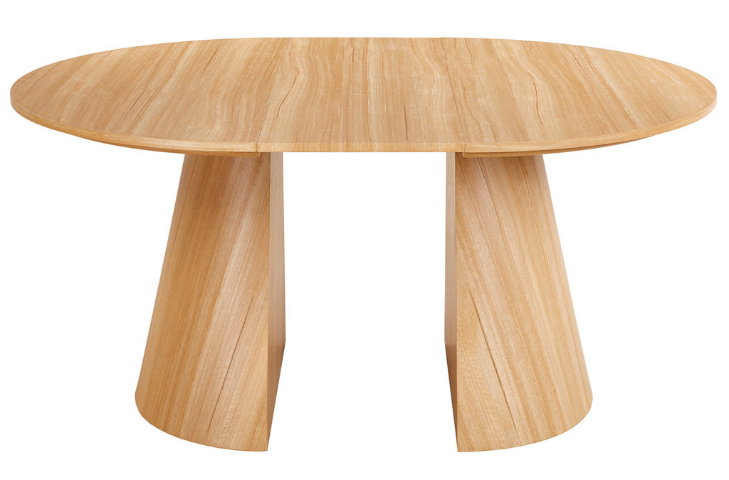 Mesa Comedor Redonda Extensible Damiano 120 - 160 - 200x120 cm Oak - imagen 3