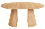 Mesa Comedor Redonda Extensible Damiano 120 - 160 - 200x120 cm Oak - imagen 3