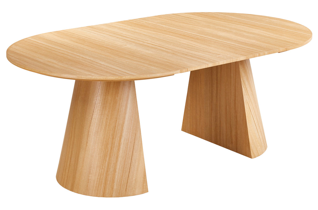 Mesa Comedor Redonda Extensible Damiano 120 - 160 - 200x120 cm Oak - imagen 4