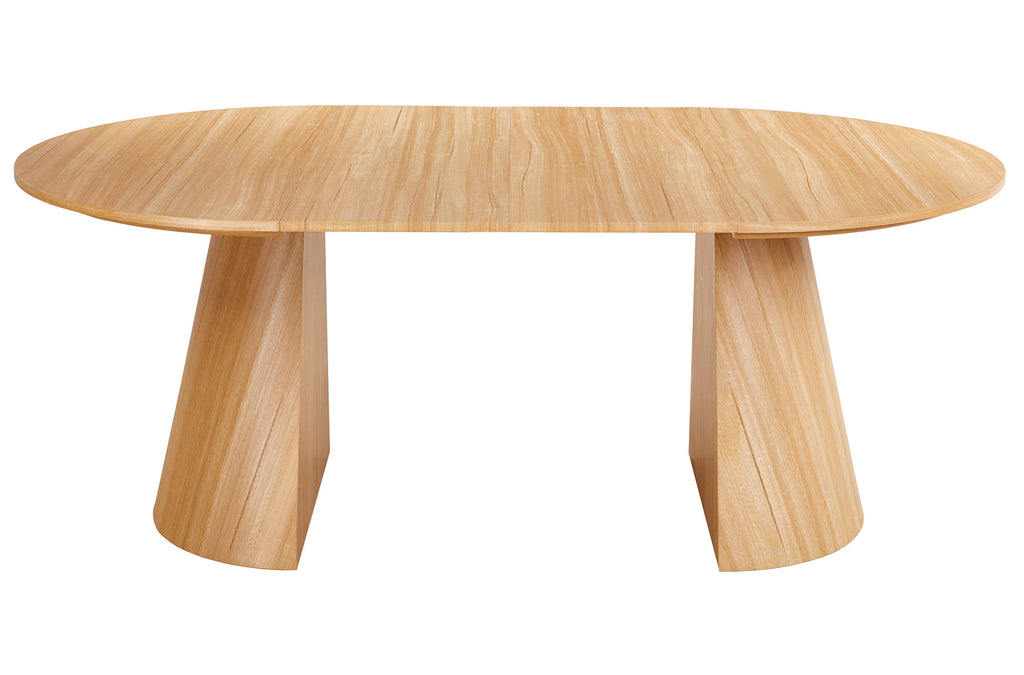 Mesa Comedor Redonda Extensible Damiano 120 - 160 - 200x120 cm Oak - imagen 5