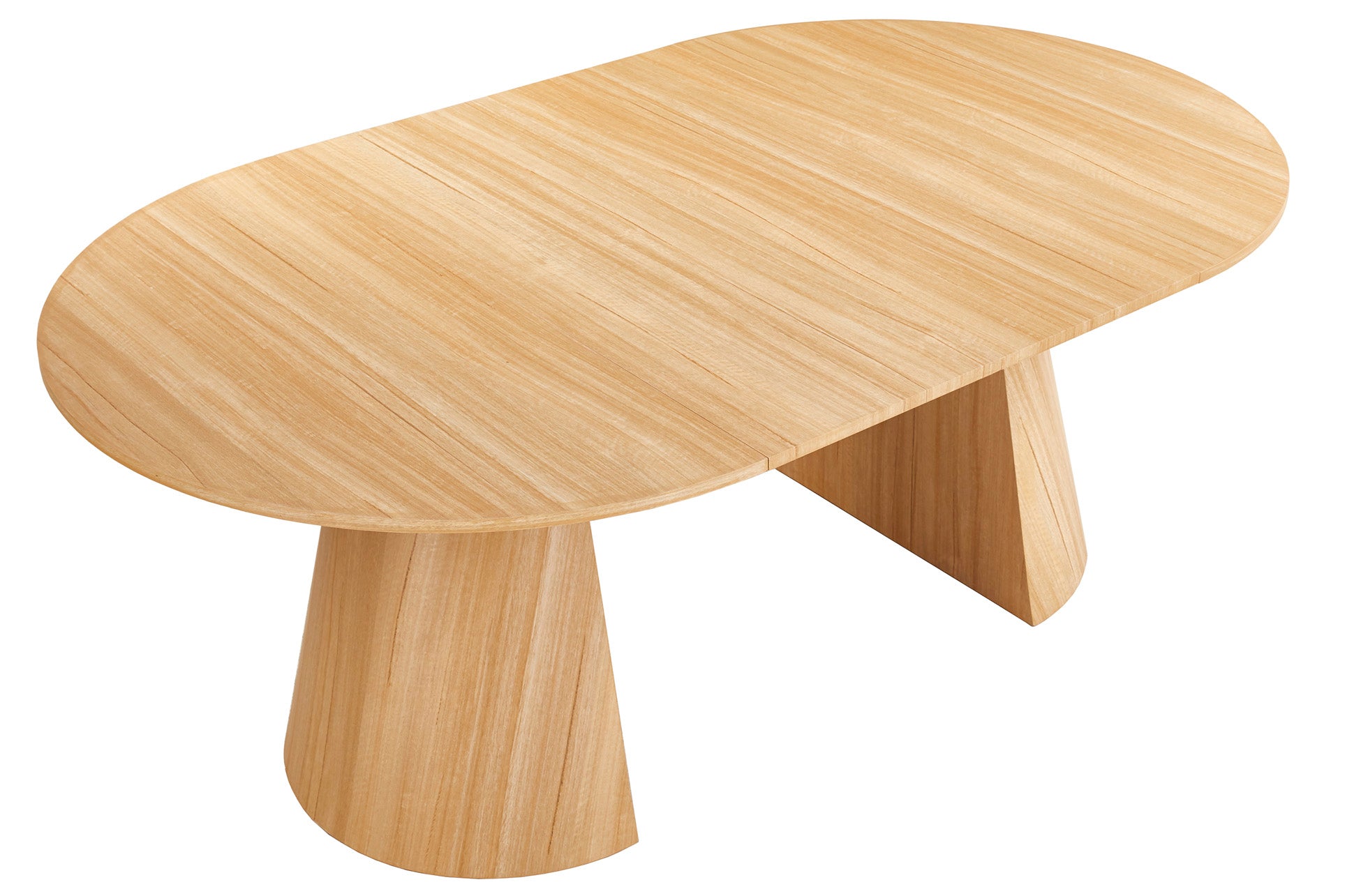Mesa Comedor Redonda Extensible Damiano 120 - 160 - 200x120 cm Oak - imagen 6