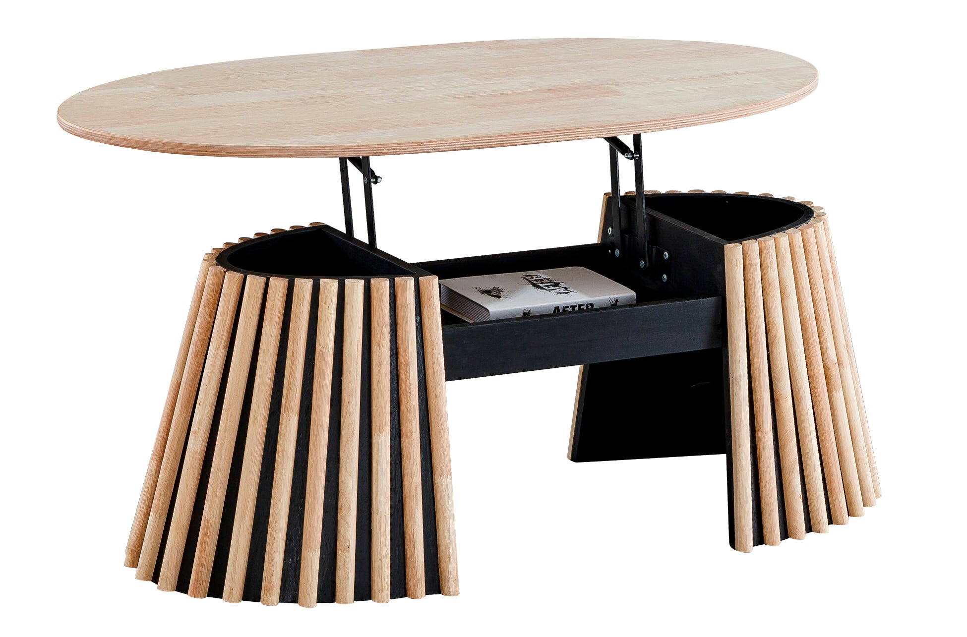 Mesa Centro Elevable Grove 120x60 cm Nordish - imagen 2