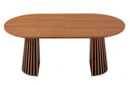 Mesa Comedor Extensible Brandon 100 - 140 - 180 cm - Nogal