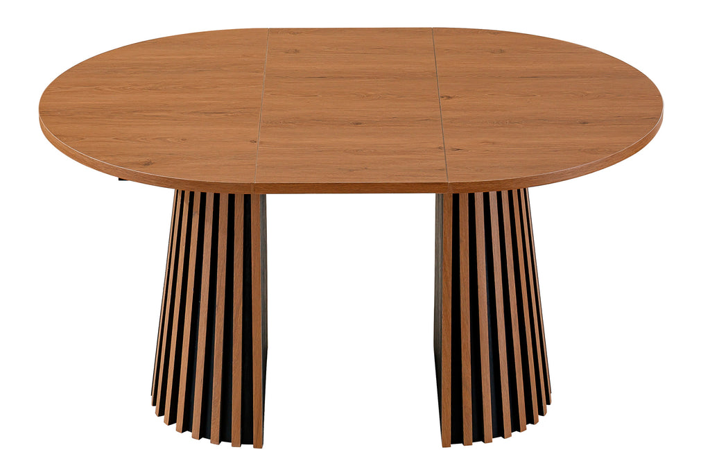 Mesa Comedor Extensible Brandon 100 - 140 - 180 cm - Nogal
